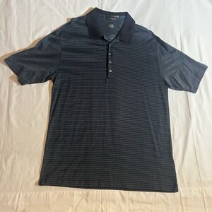 Tiger Woods Polo Shirt Mens Large Blue Short Sleeve Pullover 60/2